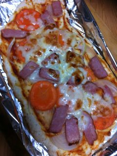 ホットケーキミックスで作るピザ-レシピのメイン写真