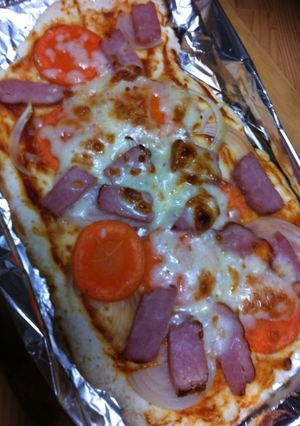ホットケーキミックスで作るピザ-レシピのメイン写真
