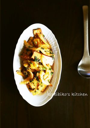 台湾★豆腐干とセロリのかんずり炒め-レシピのメイン写真