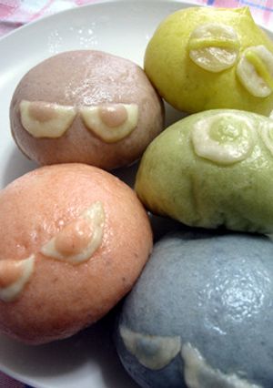 『ぷよぷよ』みたいなあんまん-レシピのメイン写真