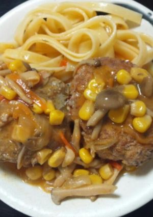 簡単へルシーナスと豆腐で柔らかハンバーグ-レシピのメイン写真