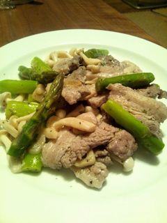お手軽♪豚肉とアスパラの炒め物♪-レシピのメイン写真
