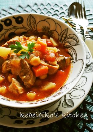塩麹豚とお豆の根菜たっぷりトマト煮-レシピのメイン写真