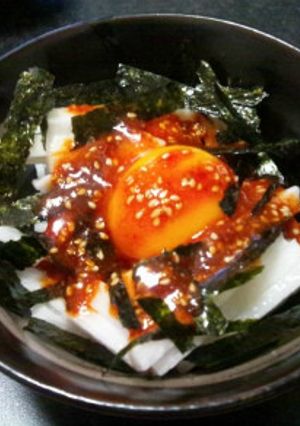 【居酒屋メニュー！！長芋のピリ辛ユッケ】-レシピのメイン写真