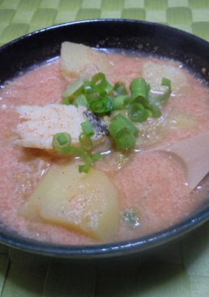 たらとじゃがいもで✿ピリ辛豆乳チゲ-レシピのメイン写真