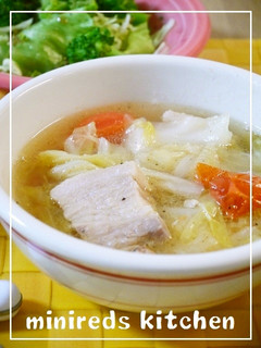 豚肉とキャベツのとろとろスープ*圧力鍋-レシピのメイン写真