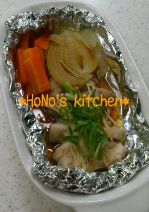 超簡単で2度美味しい♪鶏のホイル焼き。-レシピのメイン写真