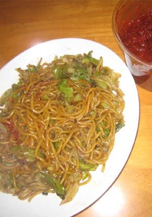 キムチの素de焼きそば-レシピのメイン写真