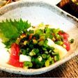 マグロと山芋の柚子胡椒風味