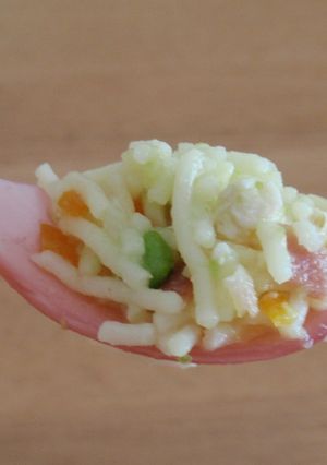 離乳食中期 ベーコンポトフスパゲティ-レシピのメイン写真