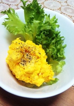 簡単♪レンジでおいしい かぼちゃサラダ。-レシピのメイン写真