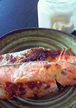 酒粕☆焼鮭編☆自家製粕床で-レシピのメイン写真