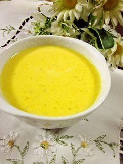 酒粕入り白味噌仕立ての南瓜豆乳ポタージュ-レシピのメイン写真