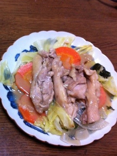 鶏ももと野菜のヘルシー蒸し-レシピのメイン写真