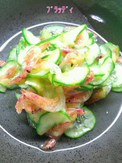 キュウリと桜エビの酢の物-レシピのメイン写真