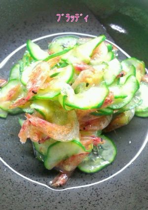 キュウリと桜エビの酢の物-レシピのメイン写真