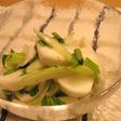 かぶとセロリのはちみつレモン和え