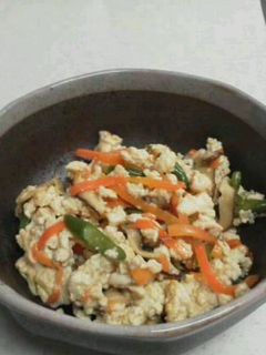 簡単!健康いり豆腐☆*-レシピのメイン写真