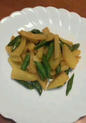 手軽！じゃがいものカレー炒め☆*-レシピのメイン写真