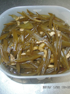 茎わかめの佃煮(しょうが入り)-レシピのメイン写真