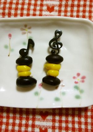 お弁当にちょこん♪黒豆コーンピック♪-レシピのメイン写真