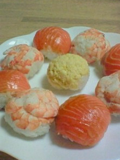 ひな祭りに♪簡単!お手軽☆てまり寿司-レシピのメイン写真