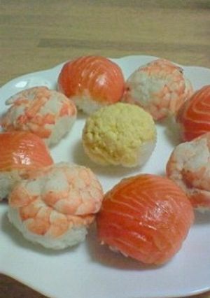 ひな祭りに♪簡単！お手軽☆てまり寿司-レシピのメイン写真