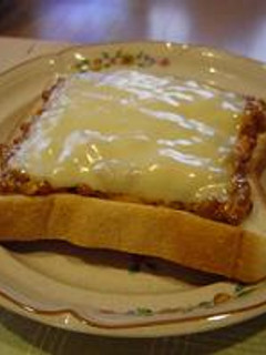 納豆マヨキムチトースト-レシピのメイン写真