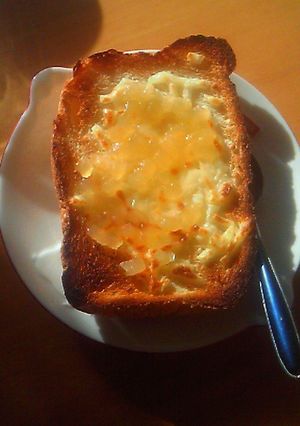 ジャム＆チーズトースト-レシピのメイン写真