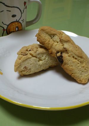 簡単なのに美味！スタバ風チョコスコーン♡-レシピのメイン写真