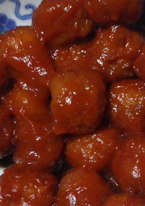 チキンボール（●＾o＾●）で甘酢ボール-レシピのメイン写真