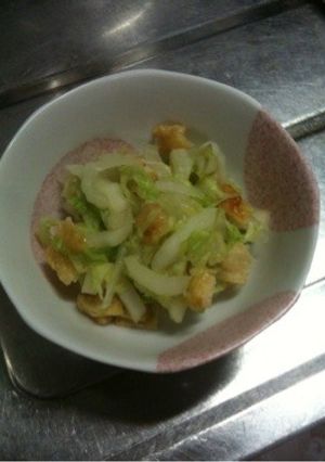 簡単 白菜のゴマ油炒め-レシピのメイン写真