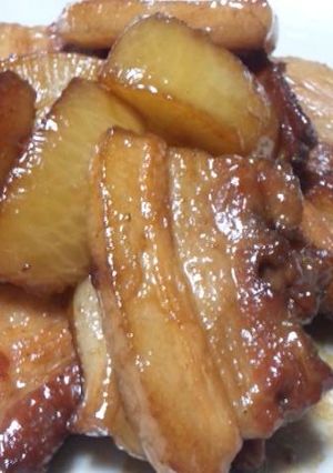 豚バラとだいこんの照り焼き-レシピのメイン写真