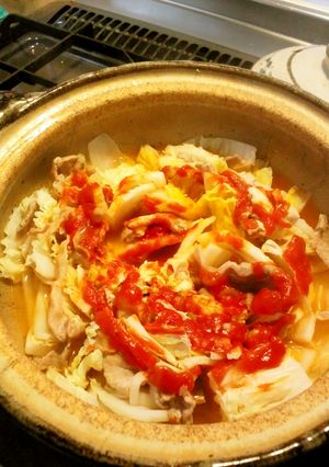 全部入れるだけ！土鍋で白菜と豚肉の洋風煮-レシピのメイン写真