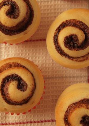 バレンタインにも☆くるくるチョコパン♪-レシピのメイン写真