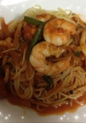 寿で！トマトクリームパスタ☆-レシピのメイン写真