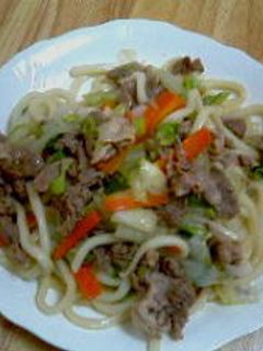 アジアン屋台風焼きうどん-レシピのメイン写真