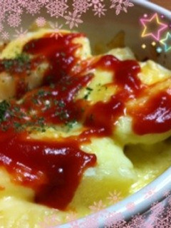 ポテトとゆで卵で簡単★グラタン風-レシピのメイン写真