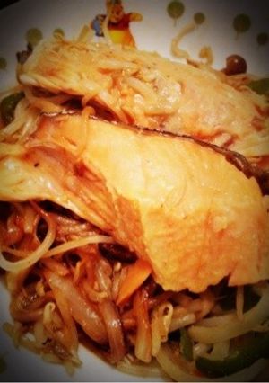 ホイルで作る☆鮭のちゃんちゃん焼き風-レシピのメイン写真