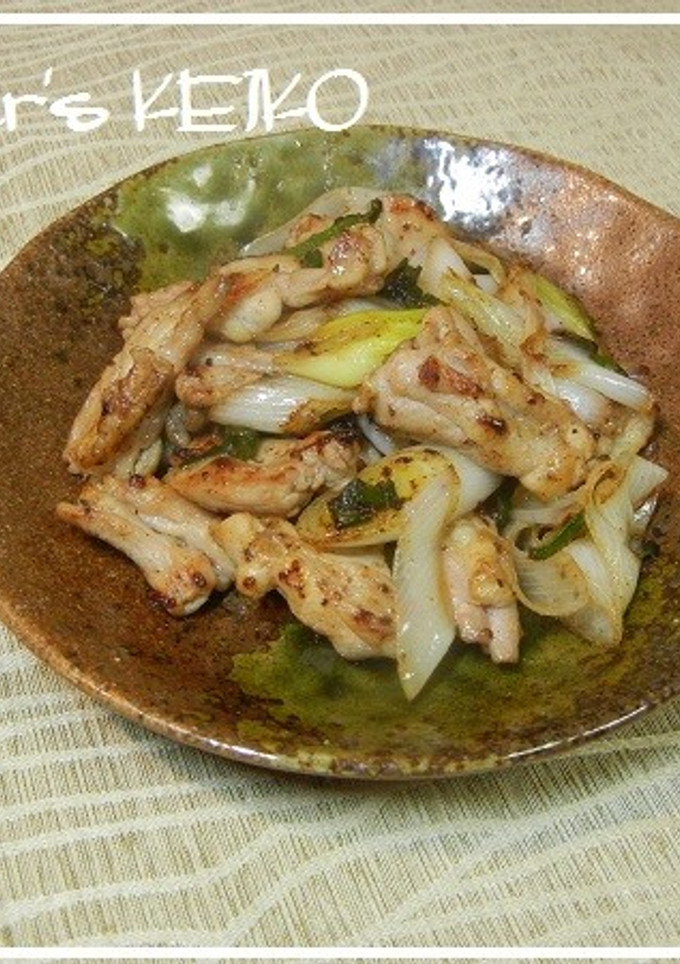 【農家のレシピ】長ネギとせせりの炒め物-レシピのメイン写真