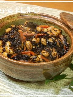 【農家のレシピ】大豆とひじきの煮物-レシピのメイン写真