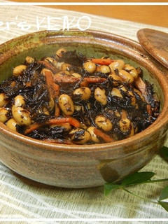 【農家のレシピ】大豆とひじきの煮物-レシピのメイン写真