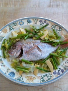 鯛の塩麹蒸-レシピのメイン写真