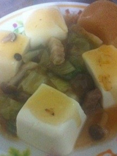 アツアツ!湯豆腐あんかけ-レシピのメイン写真