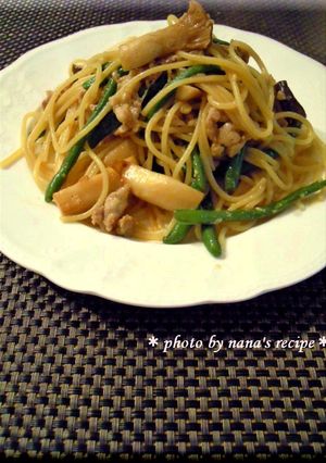 塩麹で★豚バラとエリンギのパスタ-レシピのメイン写真