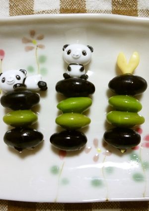 お弁当にちょこん♪黒豆枝豆ピック♪-レシピのメイン写真