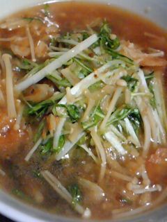 水菜とえのきの煮浸し-レシピのメイン写真