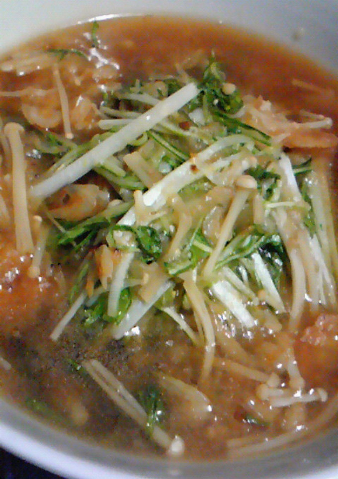 水菜とえのきの煮浸し-レシピのメイン写真