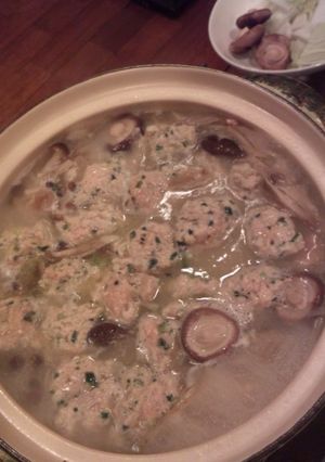 鶏団子鍋-レシピのメイン写真