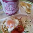 マフィンでクロックムッシュ風